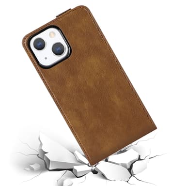 iPhone 13 MINI Suojakuori Case Cover (Ruskea)