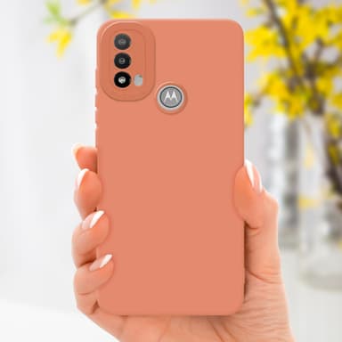 Motorola MOTO E20 Suojakuori Kotelo (Oranssi)