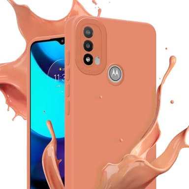 Motorola MOTO E20 Suojakuori Kotelo (Oranssi)