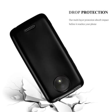 Motorola MOTO C PLUS Suojakuori Kotelo (Musta)