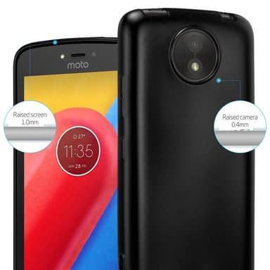 Motorola MOTO C PLUS Suojakuori Kotelo (Musta)