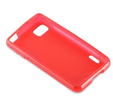 LG OPTIMUS F3 Suojakuori Cover (Punainen)