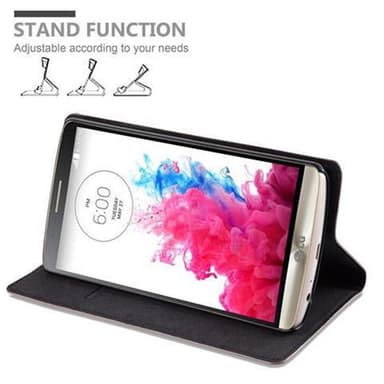 LG G3 Suojakuori Lompakkokotelo (Ruskea)