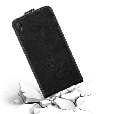 Sony Xperia Z1 Suojakuori Lompakkokotelo (Musta)