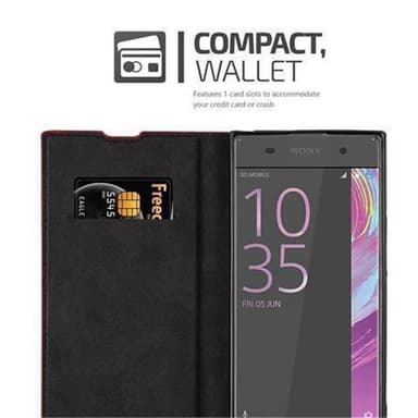 Sony Xperia XA Suojakuori Lompakkokotelo (Punainen)