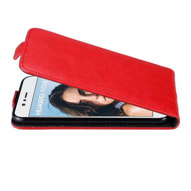 Huawei NOVA 2 Suojakuori Lompakkokotelo (Punainen)