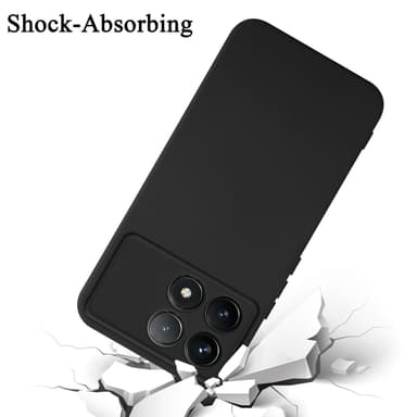 Xiaomi Poco F6 Pro Suojakuori Kotelo Case (Musta)