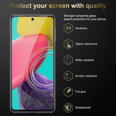 Samsung Galaxy M53 5G Näytönsuoja Karkaistu lasi