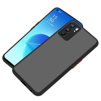 Oppo Reno6 5G Suojakuori Kotelo (Musta)