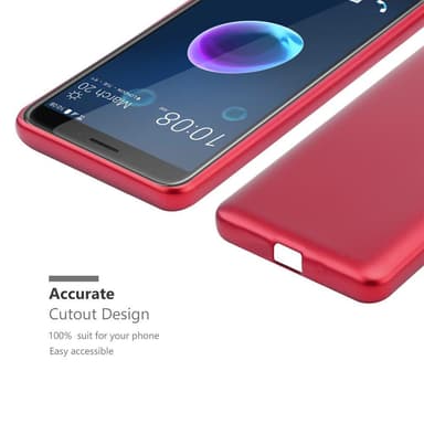 HTC Desire 12 Suojakuori Kotelo (Punainen)