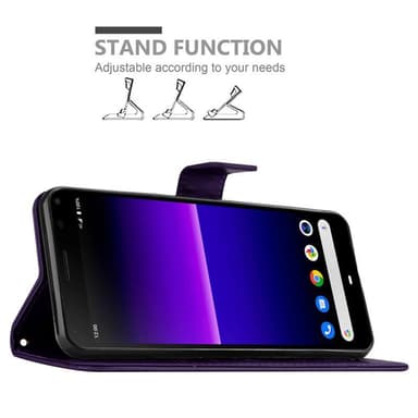 Sony Xperia 8 Suojakuori Lompakkokotelo (Violetti)