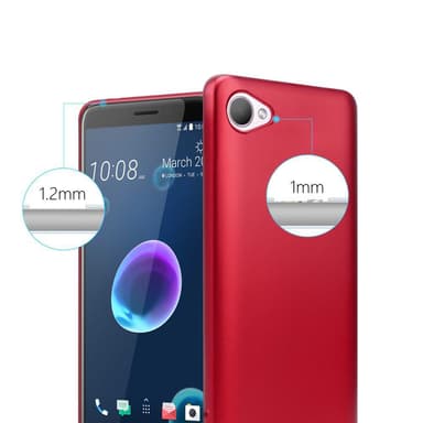 HTC Desire 12 Suojakuori Kotelo (Punainen)