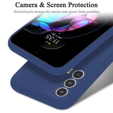 Motorola EDGE 20 Suojakuori Kotelo Case (Sininen)