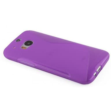 HTC ONE M8 Suojakuori Cover (Violetti)
