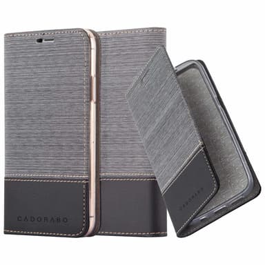 iPhone 13 MINI Suojakuori Lompakkokotelo (harmaa)