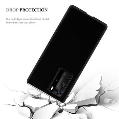 Huawei P40 Suojakuori Kotelo (Musta)