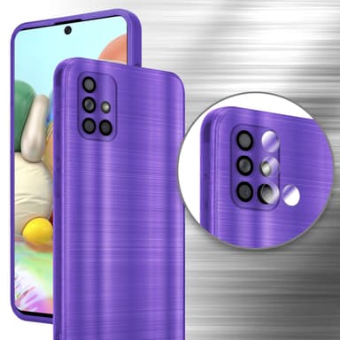 Suojakuori Samsung Galaxy A71 4G Kotelo (Violetti)