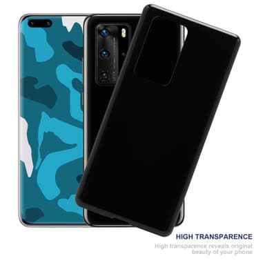 Huawei P40 Suojakuori Kotelo (Musta)