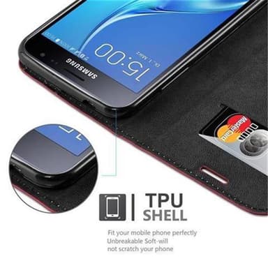 Samsung Galaxy J3 2016 Suojakuori Lompakkokotelo
