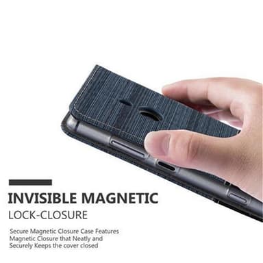 Nokia Lumia 925 Suojakuori Lompakkokotelo (Sininen)