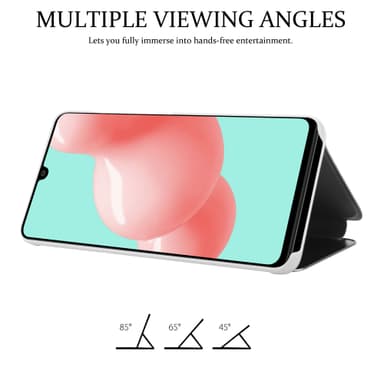 Suojakuori Samsung Galaxy A41 Lompakkokotelo (Hopea)