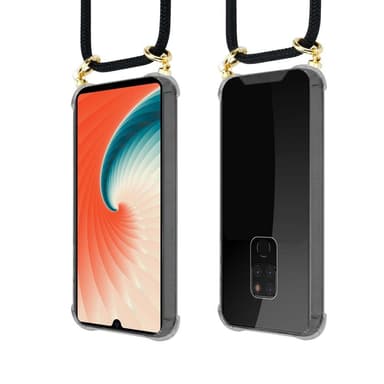 Huawei MATE 20 Suojakuori Kotelo Ketju (Musta)