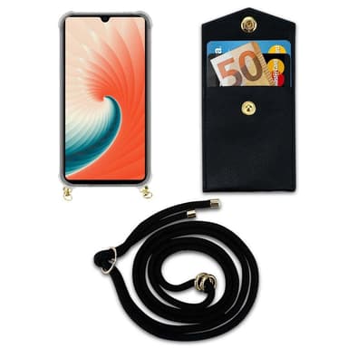 Huawei MATE 20 Suojakuori Kotelo Ketju (Musta)