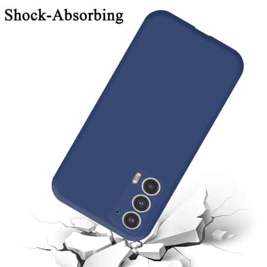 Motorola EDGE 20 Suojakuori Kotelo Case (Sininen)