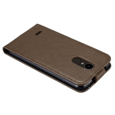 LG K4 2017 Suojakuori Lompakkokotelo (Ruskea)