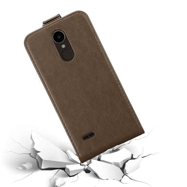 LG K4 2017 Suojakuori Lompakkokotelo (Ruskea)