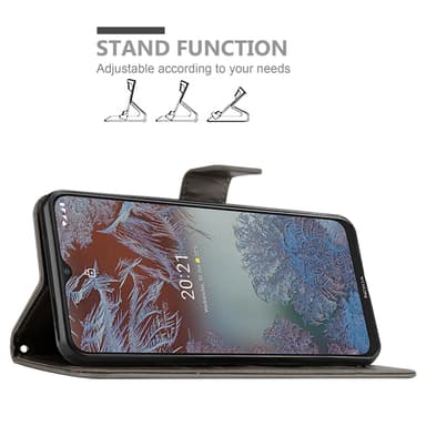 Nokia G10 / G20 Suojakuori Lompakkokotelo (harmaa)