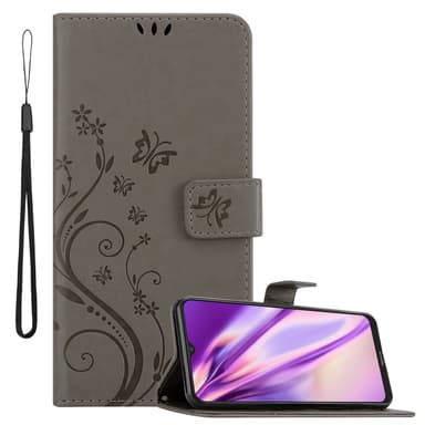 Nokia G10 / G20 Suojakuori Lompakkokotelo (harmaa)