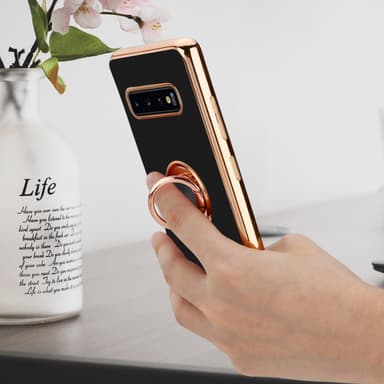 Samsung Galaxy S10 PLUS Suojakuori Kotelo (Musta)
