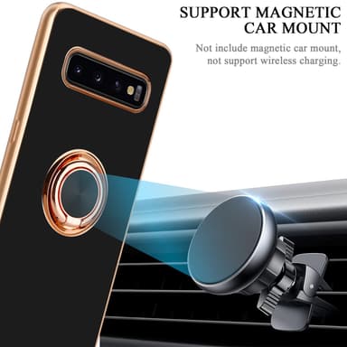 Samsung Galaxy S10 PLUS Suojakuori Kotelo (Musta)