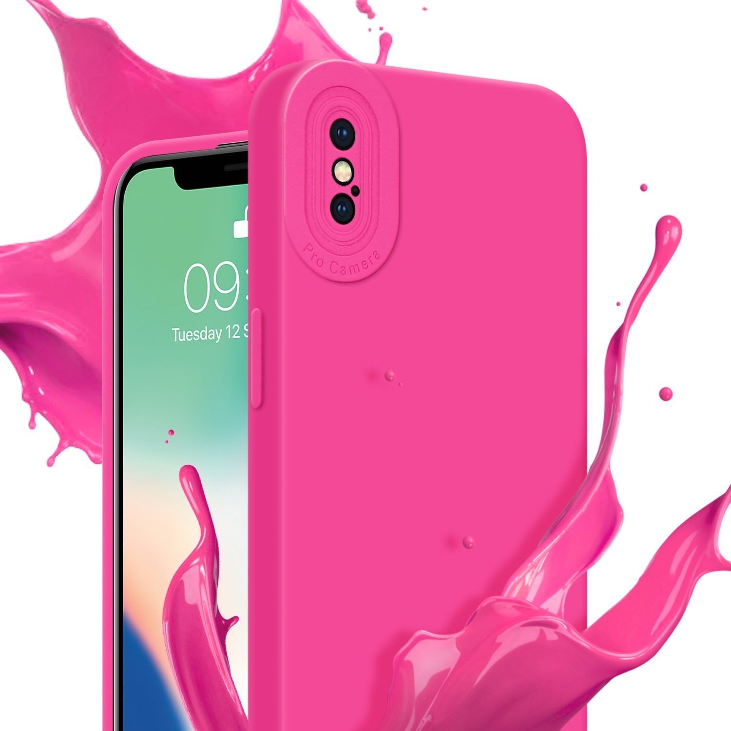 iPhone XS MAX Suojakuori Kotelo (Vaaleanpunainen)