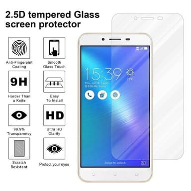 Asus ZenFone 3 MAX (5.5 Zoll) Näytönsuoja Karkaistu