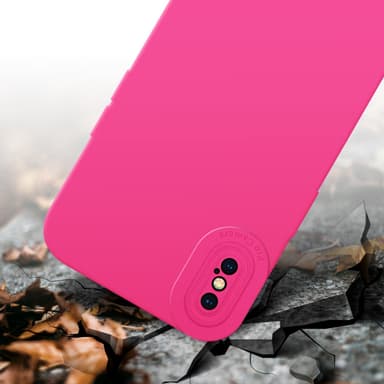 iPhone XS MAX Suojakuori Kotelo (Vaaleanpunainen)