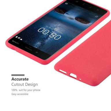 Suojakuori Nokia 8 2017 Kotelo (Punainen)
