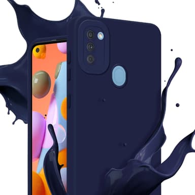 Samsung Galaxy A11 / M11 Suojakuori Kotelo (Sininen)