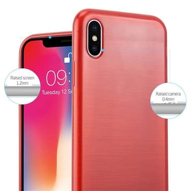 iPhone X / XS Suojakuori Kotelo (Punainen)