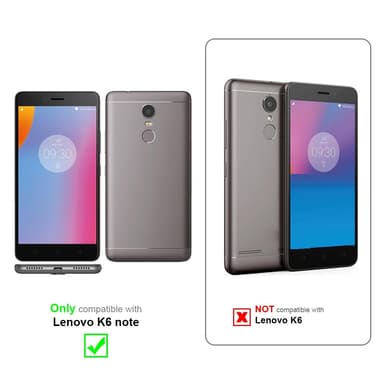 Lenovo K6 NOTE Suojakuori Lompakkokotelo (Sininen)