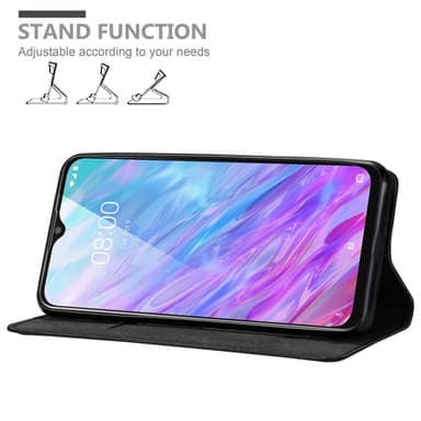 ZTE Blade 10 SMART Suojakuori Lompakkokotelo (Musta)