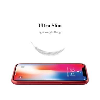 iPhone X / XS Suojakuori Kotelo (Punainen)