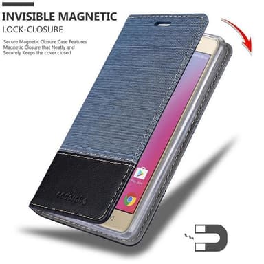 Lenovo K6 NOTE Suojakuori Lompakkokotelo (Sininen)