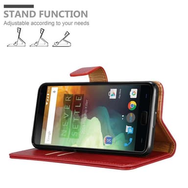 OnePlus 2 Suojakuori Lompakkokotelo (Punainen)