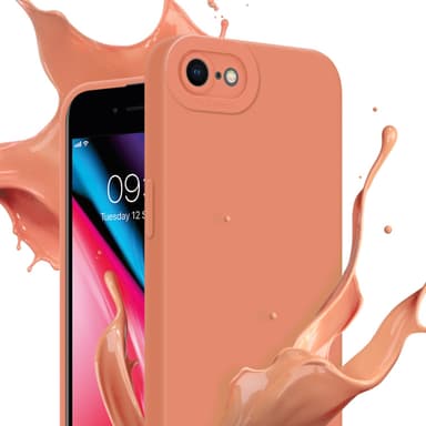 iPhone 7 / 7S / 8 / SE 2020 Suojakuori Kotelo (Oranssi)