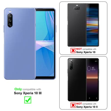 Sony Xperia 10 III Suojakuori Lompakkokotelo (Punainen)