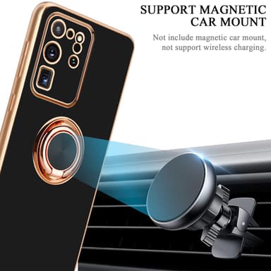 Samsung Galaxy S20 ULTRA Suojakuori Kotelo (Musta)