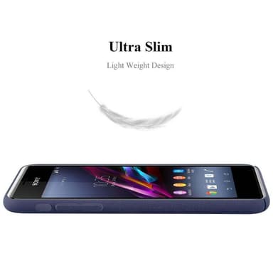 Sony Xperia E1 Suojakuori Kotelo Case (Sininen)
