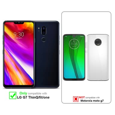 LG G7 ThinQ / FIT / ONE Suojakuori Kotelo (Punainen)
